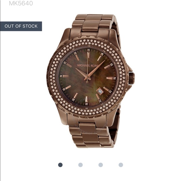 Michael Kors rose gold/brownish watch (MK-5640) - Picture 1 of 10